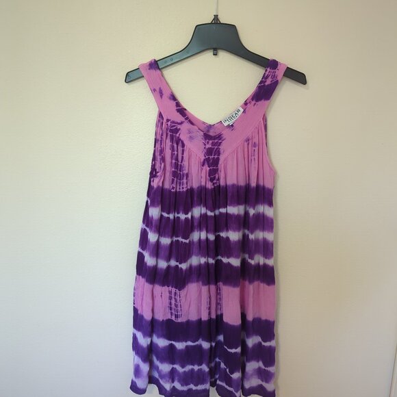 Ingear Resort Tie-dye Boho Beach Cover-up Dress - Picture 2 of 4